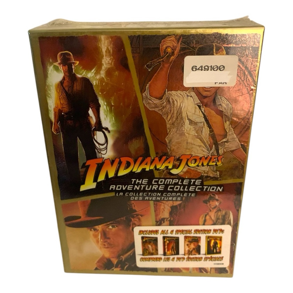 NWT 2008 Indiana Jones The Complete Adventure Collection 4 DVD Set
